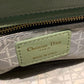 DI Small Lady Bag Gold Toned Hardware Olive Green For Women 8in/20cm CD