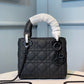 DI Mini Lady Bag with Chain Matte Hardware Spring/Summer Collection, Black, For Women Women’s Handbags, 18cm CD M0505SLOI_M989
