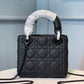 DI Mini Lady Bag with Chain Matte Hardware Spring/Summer Collection, Black, For Women Women’s Handbags, 18cm CD M0505SLOI_M989