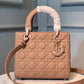 DI Medium Ultramatte Lady Bag Blush For Women, Women’s Handbags 9in/24cm CD M0565ILOI_M50P