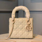 DI Mini Lady Bag Ivory For Women 6.5in/17cm CD M0505SLOI