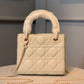 DI Mini Lady Bag Ivory For Women 6.5in/17cm CD M0505SLOI