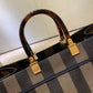 FI Sunshine Large Canvas Tote Bag Brown For Women, Women’s Handbags, Shoulder Bags 15.7in/40cm FF 8BH372ABVTF1BAH