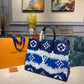 LV Giant Monogram LV Escale Onthego GM Blue For Women 41cm LV M45120