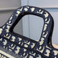 DI Mini Book Tote Bag Blue By Maria Grazia Chiuri For Women 9in/22cm CD S5475ZRIW_M928