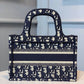 DI Mini Book Tote Bag Blue By Maria Grazia Chiuri For Women 9in/22cm CD S5475ZRIW_M928