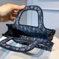 DI Mini Book Tote Bag Blue By Maria Grazia Chiuri For Women 9in/22cm CD S5475ZRIW_M928