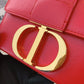 DI Mini 30 Montaigne Bag Gold Toned Hardware Red For Women 18cm/7in CD