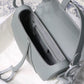 DI Ultramatte Saddle Bag Canvas Light Blue For Women 25cm/10in CD