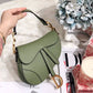 DI Saddle Bag Cedar Green Grained Canvas Spring For Women 20cm/8in CD