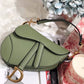 DI Saddle Bag Cedar Green Grained Canvas Spring For Women 20cm/8in CD
