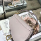 DI Saddle Bag Grained Canvas Light Pink For Women 19.5cm/7.6in CD