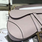 DI Saddle Bag Grained Canvas Light Pink For Women 19.5cm/7.6in CD