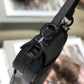 DI Mini Saddle Bag Black Ultramatte For Women 19.5cm/7.6in CD
