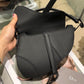 DI Mini Saddle Bag Black Ultramatte For Women 19.5cm/7.6in CD