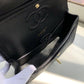 CHL Chevron Classic Handbag Gold Toned Hardware Black For Women, Women’s Bags, Shoulder And Crossbody Bags 10.2in/26cm