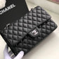 Chanel Classic HandBag Black For Women 9.9in/25.5cm A01112