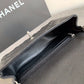 ChanelSmall Classic Handbag Rose Gold Toned Hardware Black For Women, Women’s Bags, Shoulder and Crossbody Bags 7.8in/20cm A01113
