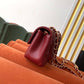 Chanel Classic HandBag Gold Toned Hardware Burgundy For Women 7.8in/20cm