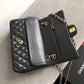 CHL Classic Flap Bag 25cm Gold Hardware Lambskin Leather Spring/Summer Collection Black