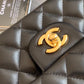 CHL Classic Flap Bag 25cm Gold Hardware Lambskin Leather Spring/Summer Collection Black