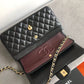 CHL Classic Flap Bag 25cm Gold Hardware Lambskin Leather Spring/Summer Collection Black