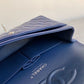 Chanel Classic Handbag Navy Blue For Women, Women’s Bags, Shoulder And Crossbody Bags 10.2in/26cm A01112