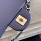 Chanel Classic Handbag Navy Blue For Women, Women’s Bags, Shoulder And Crossbody Bags 10.2in/26cm A01112