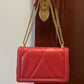 DG Large Devotion Bag In Quilted Nappa Red For Women 10in/26cm DG BB6651AV96787124
