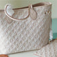 LV Neverfull MM Monogram Empreinte Pale Beige For Women,  Shoulder and Crossbody Bags 12.2in/31cm LV M46231