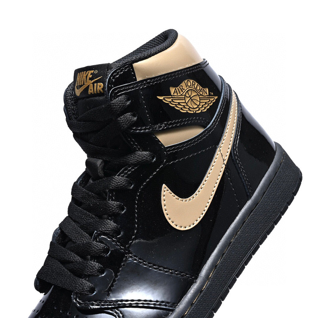 BL - AJ1 High Black Gold