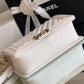 ChanelMedium Classic Flap Bag 25cm White For Women A67086