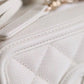ChanelVanity Case Bag Gold Toned Hardware For Women 6.6in/17cm
