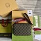 gg Shoulder Bag With Interlocking G Black And White gg Supreme Canvas For Women  9.6in/24.5cm gg