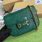 gg Horsebit 1955 Lizard Mini Bag Green For Women, Women’s Bags 8in/20cm gg‎ ‎675801 LUZ0G 3154