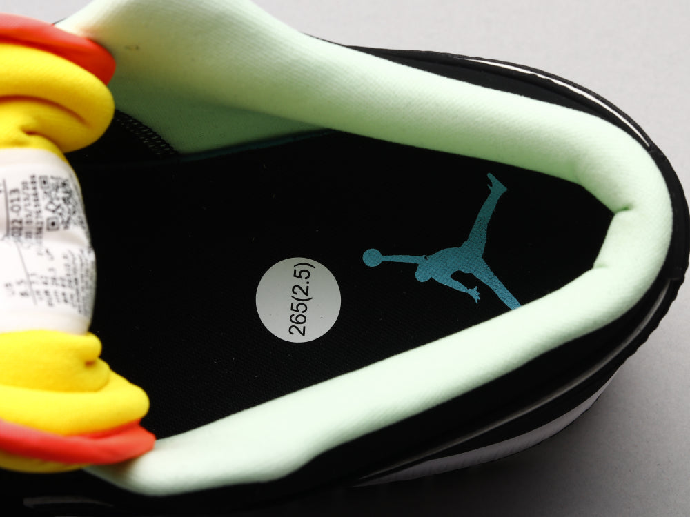 BL - AJ1 Black, blue and yellow stitching