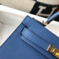 HM Kelly 19 Blue France Swift Bag For Women, Handbags, Shoulder Bags 7.5in/19cm