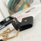 ChanelMini Flap Bag Gold Toned Hardware Black For Women 4.7in/12cm