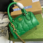 gg Matelasse Top Handle Bag Green For Women, Women’s Bags 7.5in/19cm gg 702251 UM8HG 3389