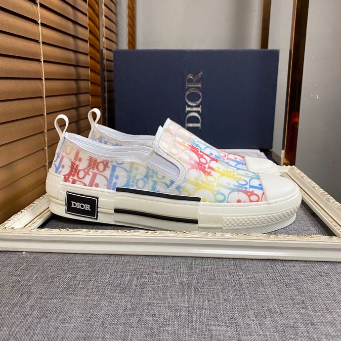 BL - DIR B23 Slip Blue And White LOW-TOP SNEAKER