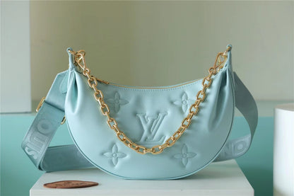 LV Over The Moon Monogram Vert D’Eau Green For Women,  Shoulder and Crossbody Bags 10.8in/27.5cm LV M20857