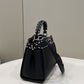 FI Peekaboo Small Black Bag For Woman 23cm/9in