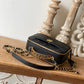 Chanel Small Vanity Case Gold Hardware Black For Women, Women’s Handbags, Shoulder Bags 5.9in/15cm AS3228 B08008 94305