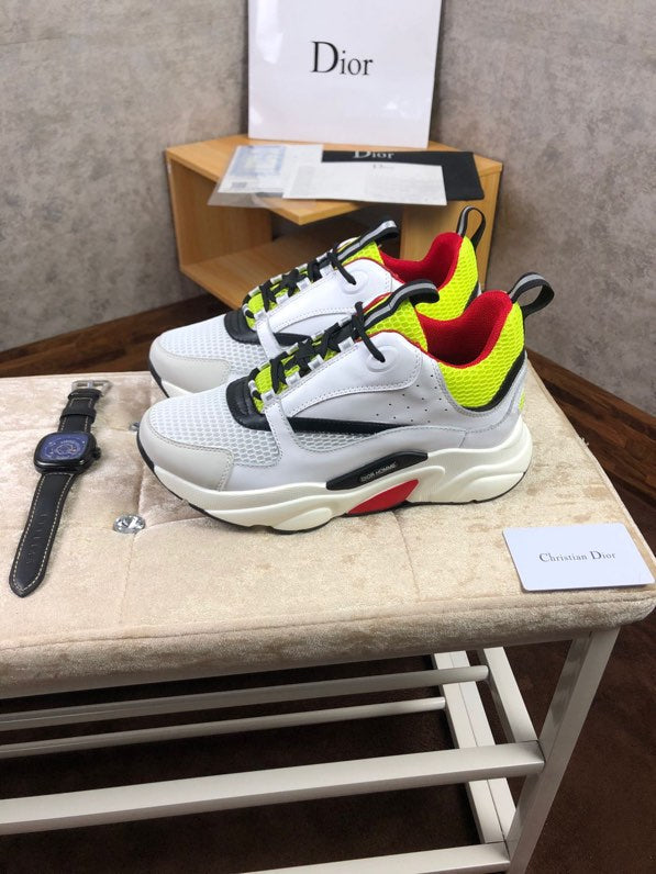 BL - DIR B22 White And Yellow Sneaker