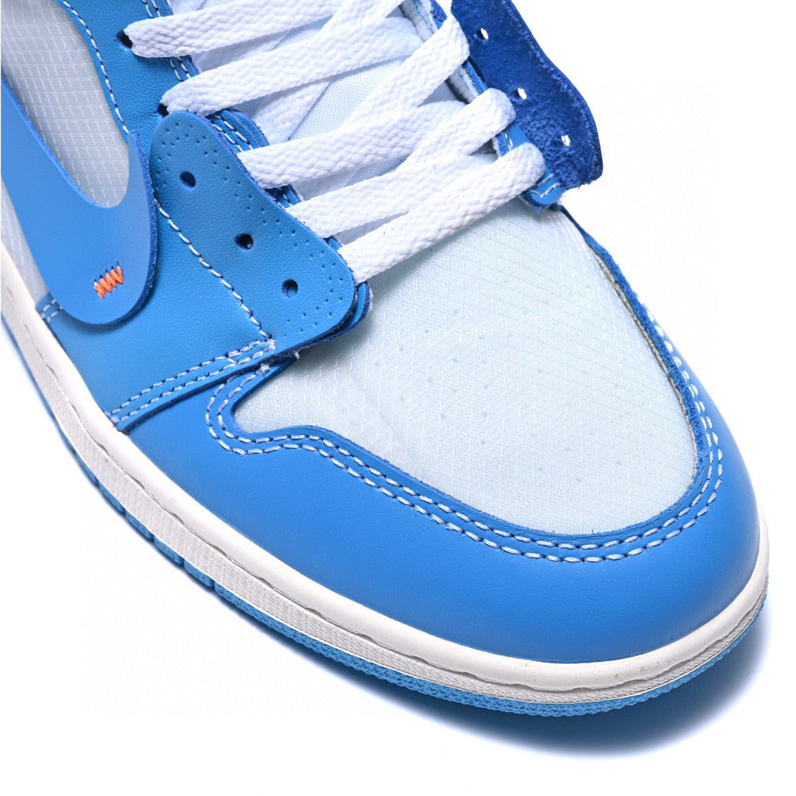 BL - OW x AJ1 High North Carolina Blue