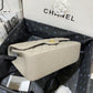 ChanelLarge Classic Handbag Gold Hardware Grey For Women, Women’s Handbags, Shoulder Bags 11.8in/30cm