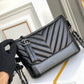 Chanel CO-CO Gabrielle Hobo Bag Black For Women 7.8in/20cm