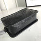 gg Embossed Cosmetic Case Black gg Embossed For Men  9in/23cm gg495