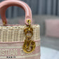 DI Mini Lady Bag Pink, For Women, Women’s Handbags 17cm/6.5in CD