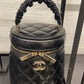 ChanelSmall Vanity Case 16cm Black For Women AS3210